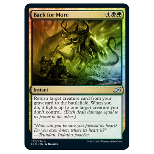 Magic The Gathering - Ikoria Lair of Behemoths - Back for More - 177/274 (Foil)