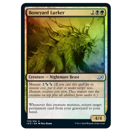 Magic The Gathering - Ikoria Lair of Behemoths - Boneyard Lurker - 178/274 (Foil)