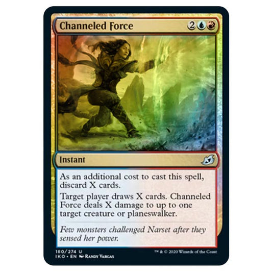 Magic The Gathering - Ikoria Lair of Behemoths - Channeled Force - 180/274 (Foil)