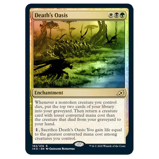 Magic The Gathering - Ikoria Lair of Behemoths - Death's Oasis - 182/274 (Foil)