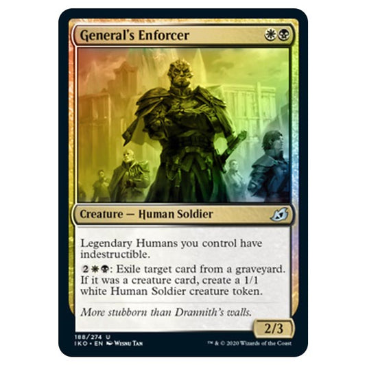 Magic The Gathering - Ikoria Lair of Behemoths - General's Enforcer - 188/274 (Foil)