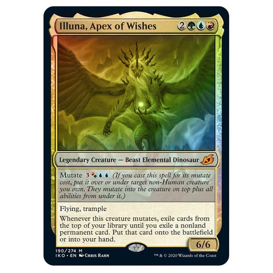 Magic The Gathering - Ikoria Lair of Behemoths - Illuna, Apex of Wishes - 190/274 (Foil)