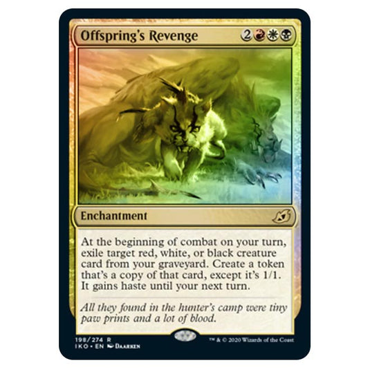 Magic The Gathering - Ikoria Lair of Behemoths - Offspring's Revenge - 198/274 (Foil)