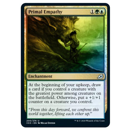 Magic The Gathering - Ikoria Lair of Behemoths - Primal Empathy - 200/274 (Foil)