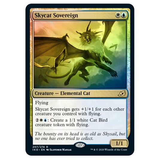 Magic The Gathering - Ikoria Lair of Behemoths - Skycat Sovereign - 207/274 (Foil)