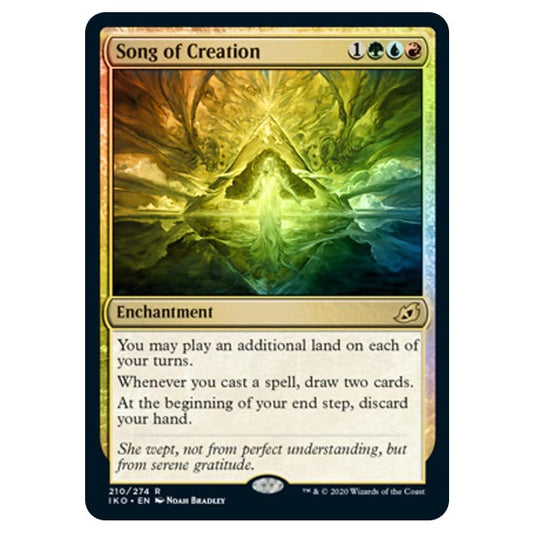 Magic The Gathering - Ikoria Lair of Behemoths - Song of Creation - 210/274 (Foil)