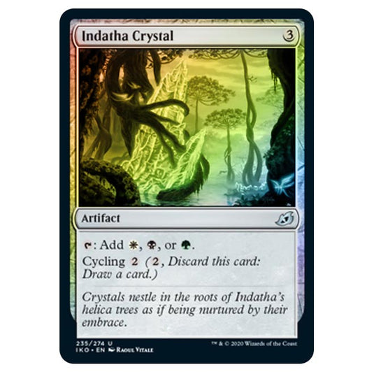 Magic The Gathering - Ikoria Lair of Behemoths - Indatha Crystal - 235/274 (Foil)