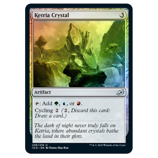 Magic The Gathering - Ikoria Lair of Behemoths - Ketria Crystal - 236/274 (Foil)