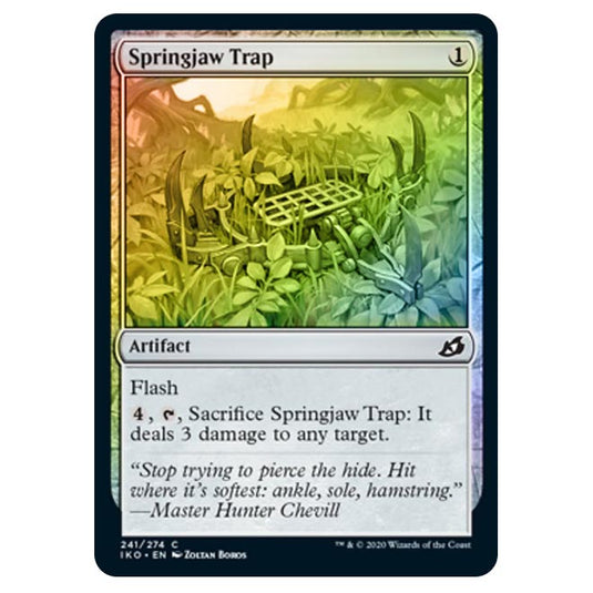 Magic The Gathering - Ikoria Lair of Behemoths - Springjaw Trap - 241/274 (Foil)