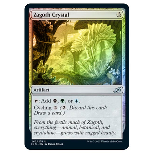 Magic The Gathering - Ikoria Lair of Behemoths - Zagoth Crystal - 242/274 (Foil)