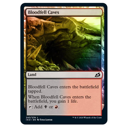 Magic The Gathering - Ikoria Lair of Behemoths - Bloodfell Caves - 243/274 (Foil)