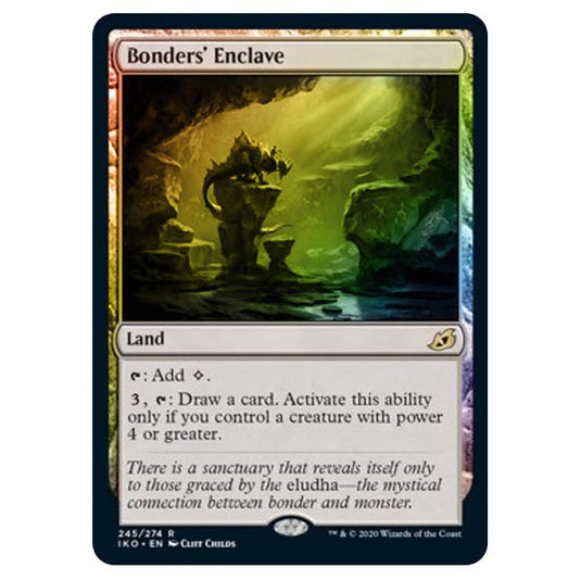 Magic The Gathering - Ikoria Lair of Behemoths - Bonders' Enclave - 245/274 (Foil)