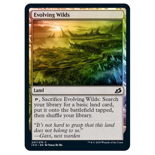 Magic The Gathering - Ikoria Lair of Behemoths - Evolving Wilds - 247/274 (Foil)