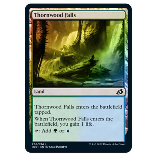 Magic The Gathering - Ikoria Lair of Behemoths - Thornwood Falls - 256/274 (Foil)