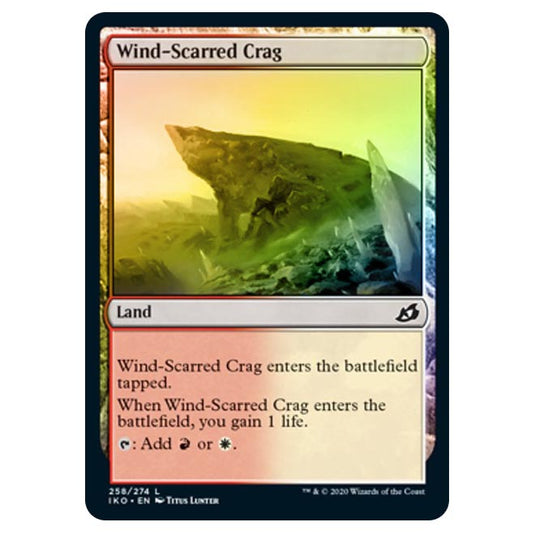 Magic The Gathering - Ikoria Lair of Behemoths - Wind-Scarred Crag - 258/274 (Foil)