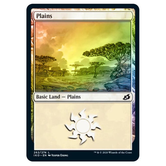 Magic The Gathering - Ikoria Lair of Behemoths - Plains - 262/274 (Foil)