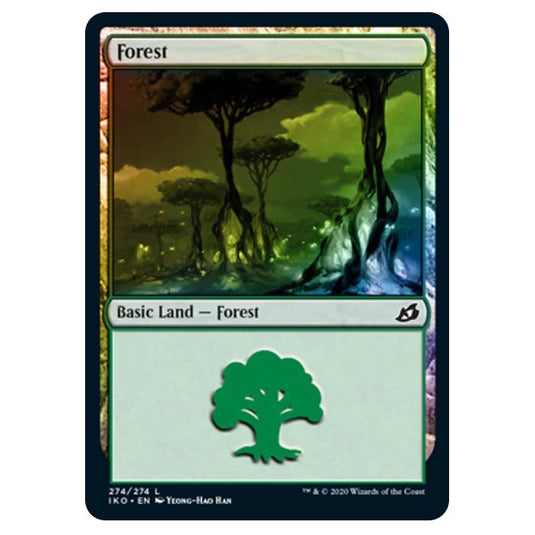 Magic The Gathering - Ikoria Lair of Behemoths - Forest - 274/274 (Foil)