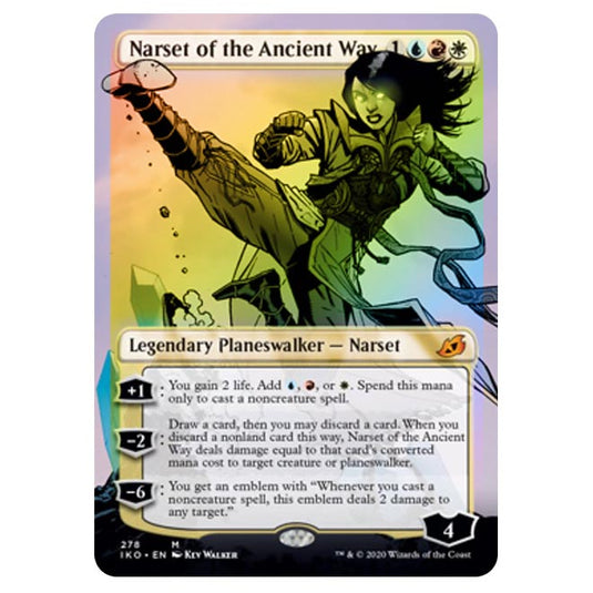 Magic The Gathering - Ikoria Lair of Behemoths - Narset of the Ancient Way - 278/274 (Foil)