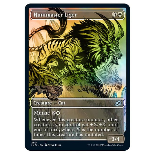 Magic The Gathering - Ikoria Lair of Behemoths - Huntmaster Liger - 280/274 (Foil)