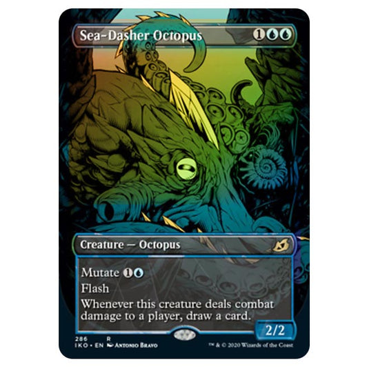 Magic The Gathering - Ikoria Lair of Behemoths - Sea-Dasher Octopus - 286/274 (Foil)