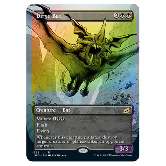 Magic The Gathering - Ikoria Lair of Behemoths - Dirge Bat - 289/274 (Foil)