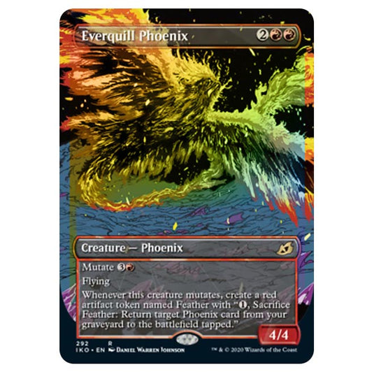 Magic The Gathering - Ikoria Lair of Behemoths - Everquill Phoenix - 292/274 (Foil)