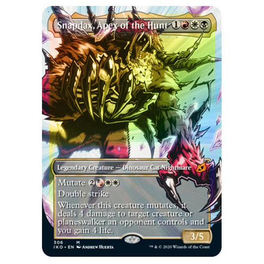 Magic The Gathering - Ikoria Lair of Behemoths - Snapdax, Apex of the Hunt - 306/274 (Foil)