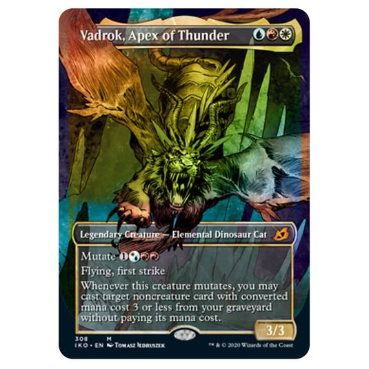 Magic The Gathering - Ikoria Lair of Behemoths - Vadrok, Apex of Thunder - 308/274 (Foil)