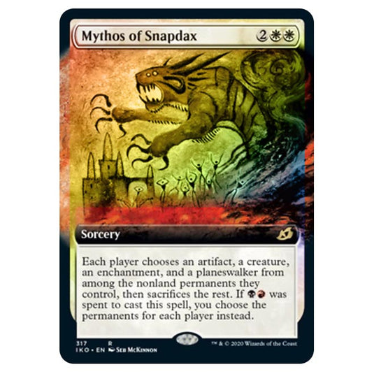 Magic The Gathering - Ikoria Lair of Behemoths - Mythos of Snapdax - 317/274 (Foil)