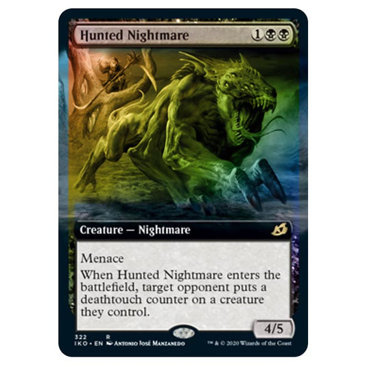 Magic The Gathering - Ikoria Lair of Behemoths - Hunted Nightmare - 322/274 (Foil)