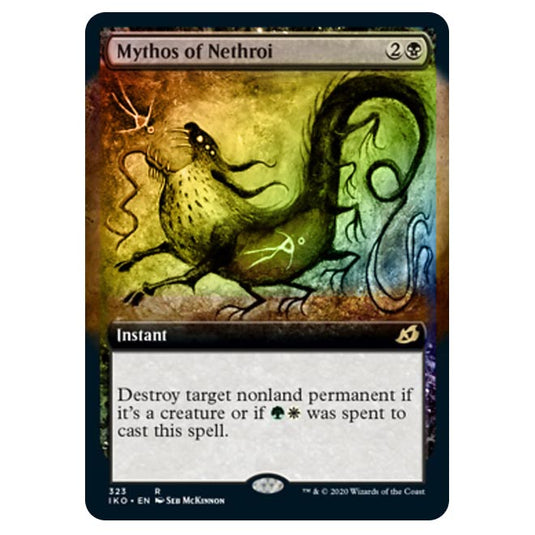 Magic The Gathering - Ikoria Lair of Behemoths - Mythos of Nethroi - 323/274 (Foil)