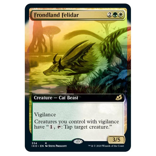 Magic The Gathering - Ikoria Lair of Behemoths - Frondland Felidar - 334/274 (Foil)