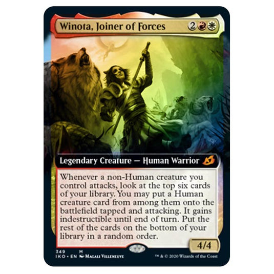 Magic The Gathering - Ikoria Lair of Behemoths - Winota, Joiner of Forces - 349/274 (Foil)