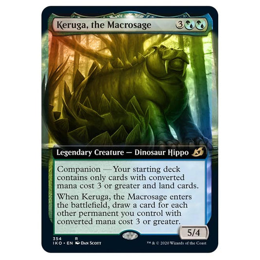 Magic The Gathering - Ikoria Lair of Behemoths - Keruga, the Macrosage - 354/274 (Foil)