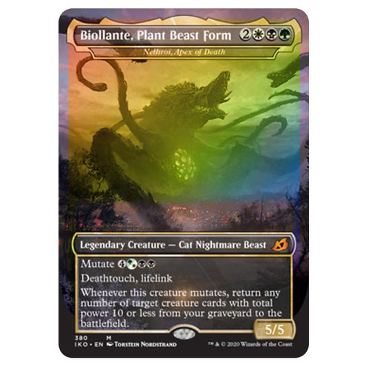 Magic The Gathering - Ikoria Lair of Behemoths - Biollante, Plant Beast Form - Nethroi, Apex of Death - 380/274 (Foil)