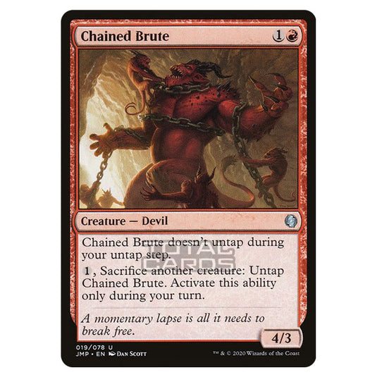 Magic The Gathering - Jumpstart - Chained Brute - 19/496