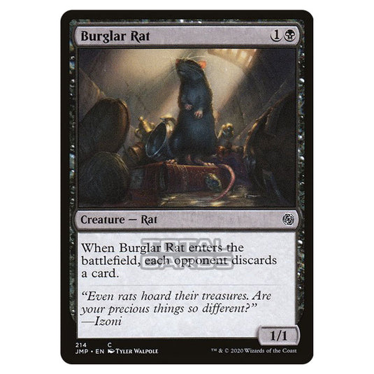 Magic The Gathering - Jumpstart - Burglar Rat - 214/496