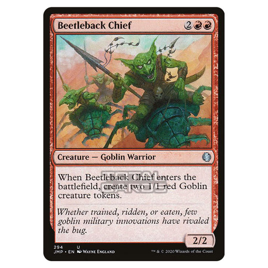 Magic The Gathering - Jumpstart - Beetleback Chief - 294/496