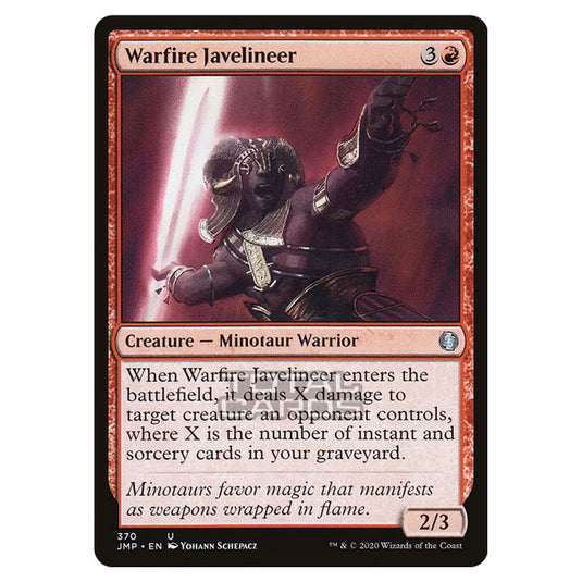 Magic The Gathering - Jumpstart - Warfire Javelineer - 370/496