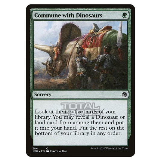 Magic The Gathering - Jumpstart - Commune with Dinosaurs - 384/496