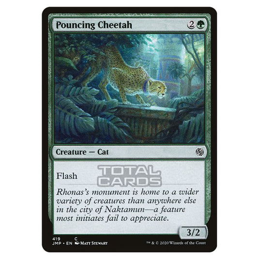 Magic The Gathering - Jumpstart - Pouncing Cheetah - 419/496