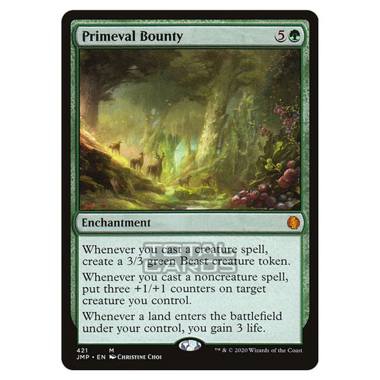 Magic The Gathering - Jumpstart - Primeval Bounty - 421/496