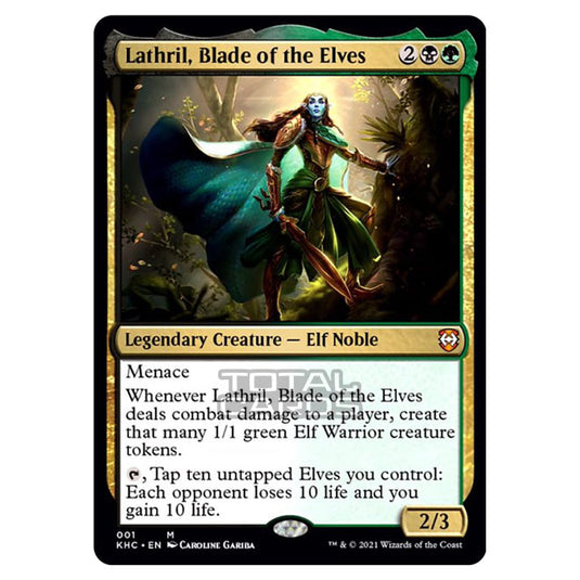 Magic The Gathering - Kaldheim Commander - Lathril, Blade of the Elves - 1/119