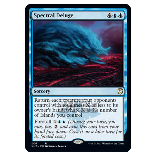 Magic The Gathering - Kaldheim Commander - Spectral Deluge - 7/119