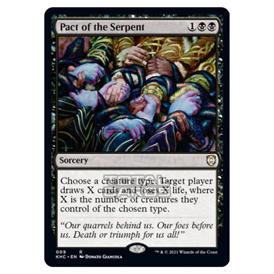 Magic The Gathering - Kaldheim Commander - Pact of the Serpent - 9/119