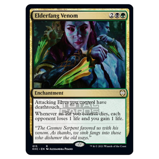 Magic The Gathering - Kaldheim Commander - Elderfang Venom - 15/119