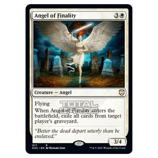 Magic The Gathering - Kaldheim Commander - Angel of Finality - 17/119