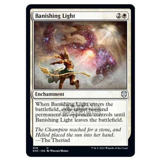 Magic The Gathering - Kaldheim Commander - Banishing Light - 19/119