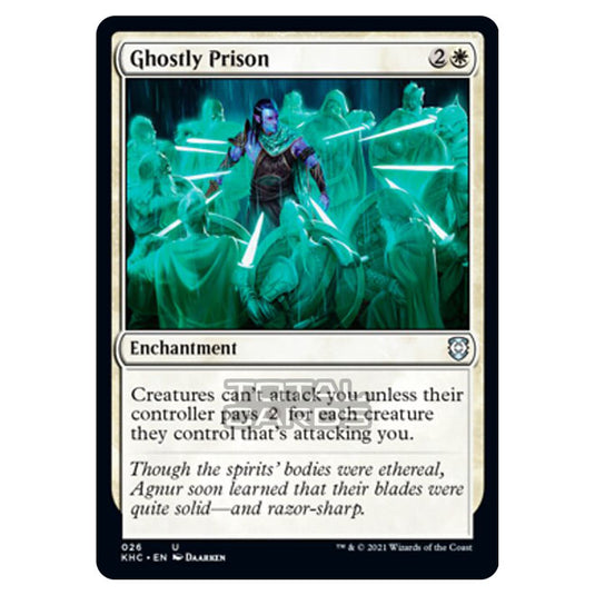 Magic The Gathering - Kaldheim Commander - Ghostly Prison - 26/119