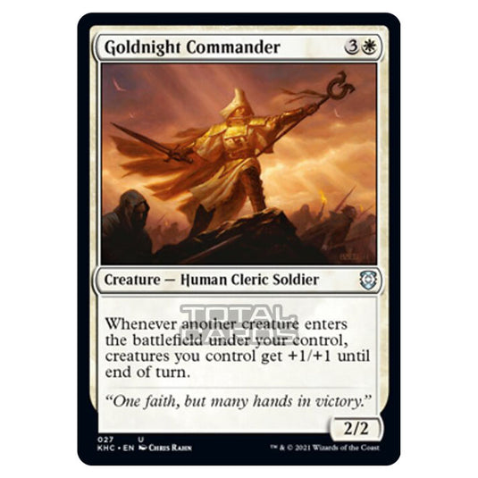 Magic The Gathering - Kaldheim Commander - Goldnight Commander - 27/119